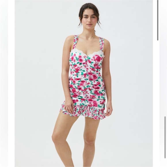 For Love and Lemons Petal Tank Dress - Carnation - Picture 11 of 14